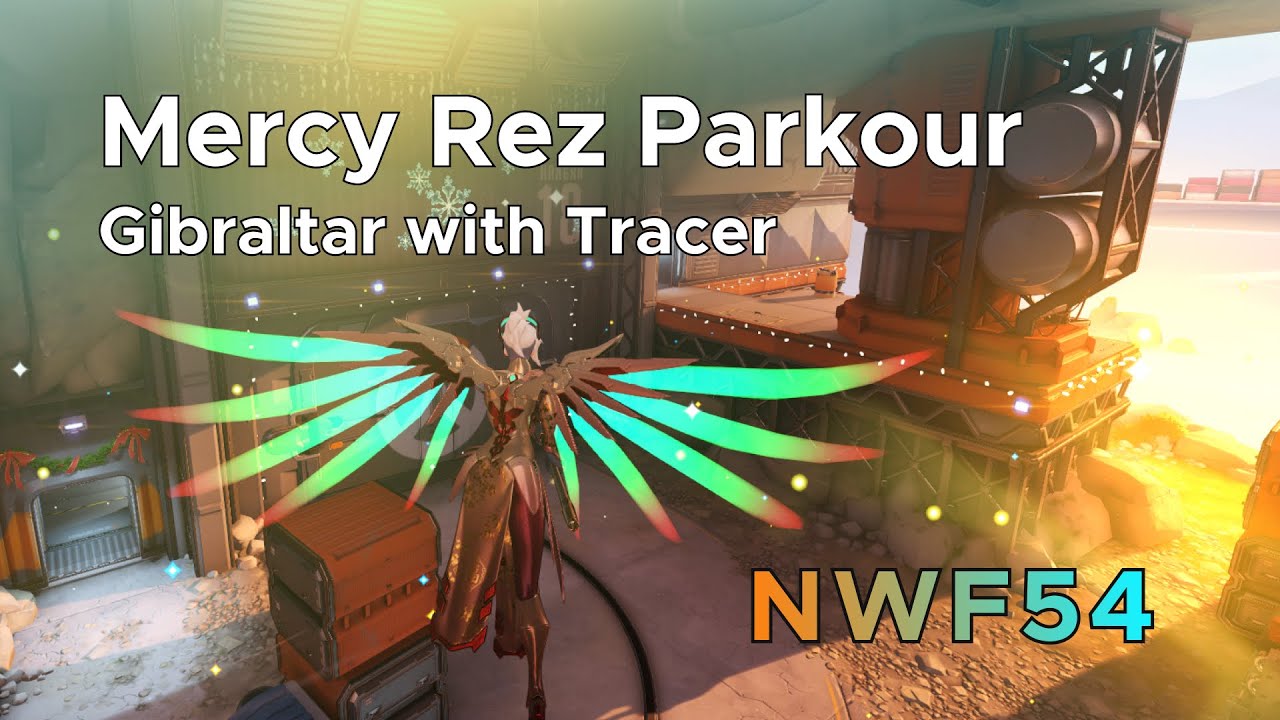 Mercy Rez Parkour Watchpoint: Gibraltar with Tracer (NWF54)