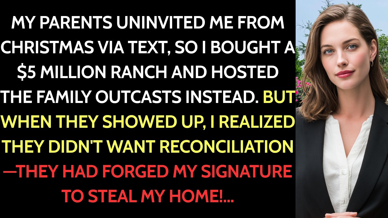 My Parents EXCLUDED me for CHRISTMAS, so I INVITED everyone else to my $5M RANCH... Then CALLs began