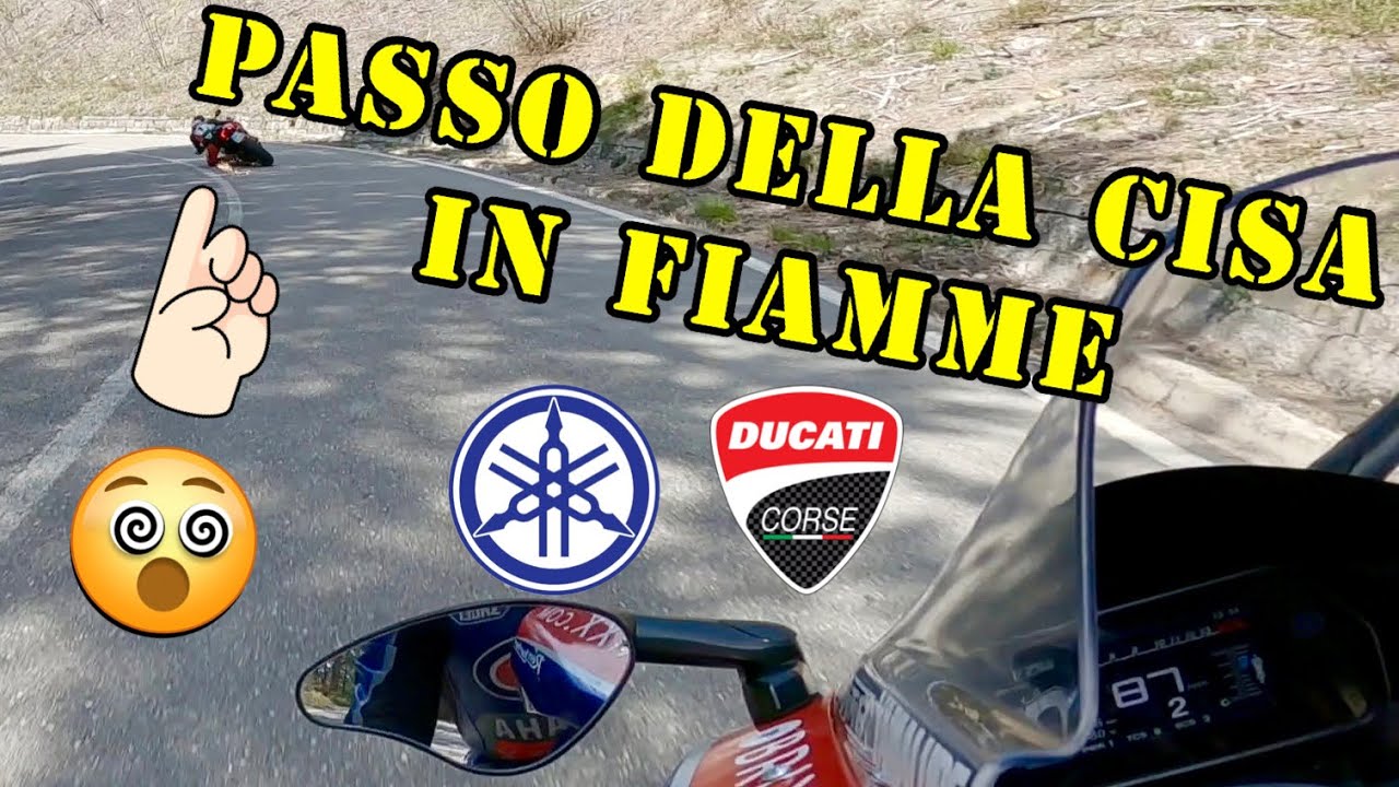 Ducati v4s | Yamaha r1 - Pasquetta sulla cisa 🔥
