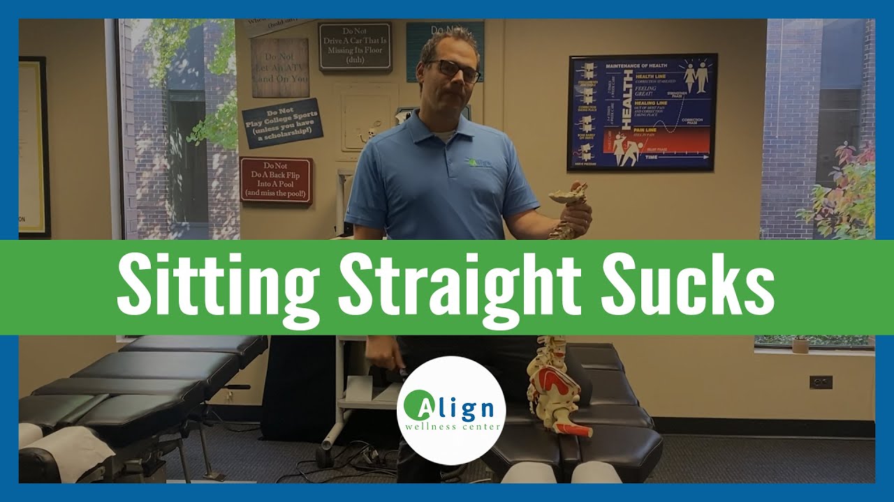 Why Sitting Straight is Uncomfortable for You & Why Bad Posture Feels Better