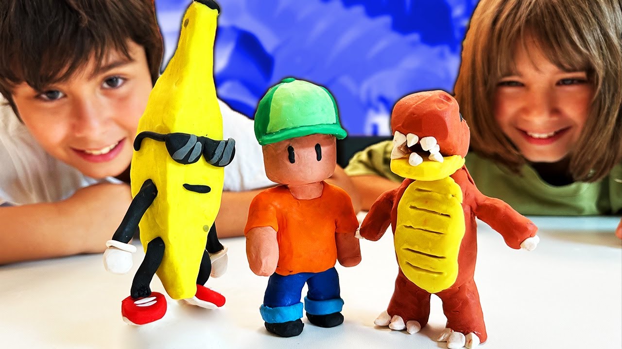 FIGURAS de Plastilina de STUMBLE GUYS!!