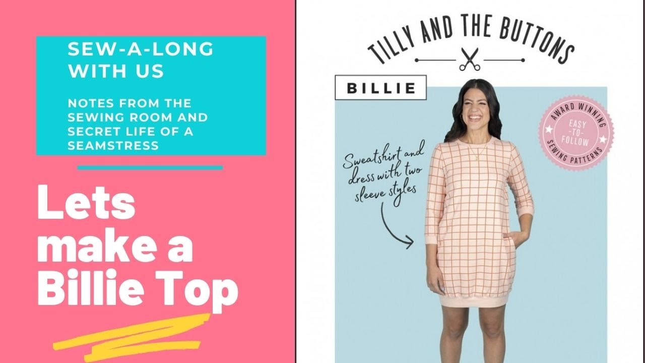 Sew a Billie Sweatshirt by Tilly and the Buttons with me and Becky from Notes from the Sewing Room