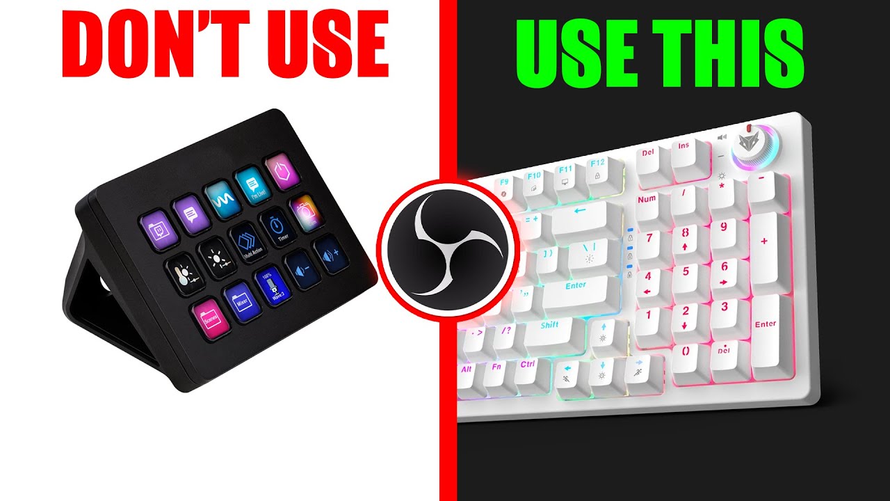Use your Keyboard as Stream Deck in OBS