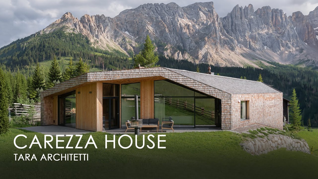 Una casa di montagna dal design unico e accogliente - Tara Architects (House Tour)