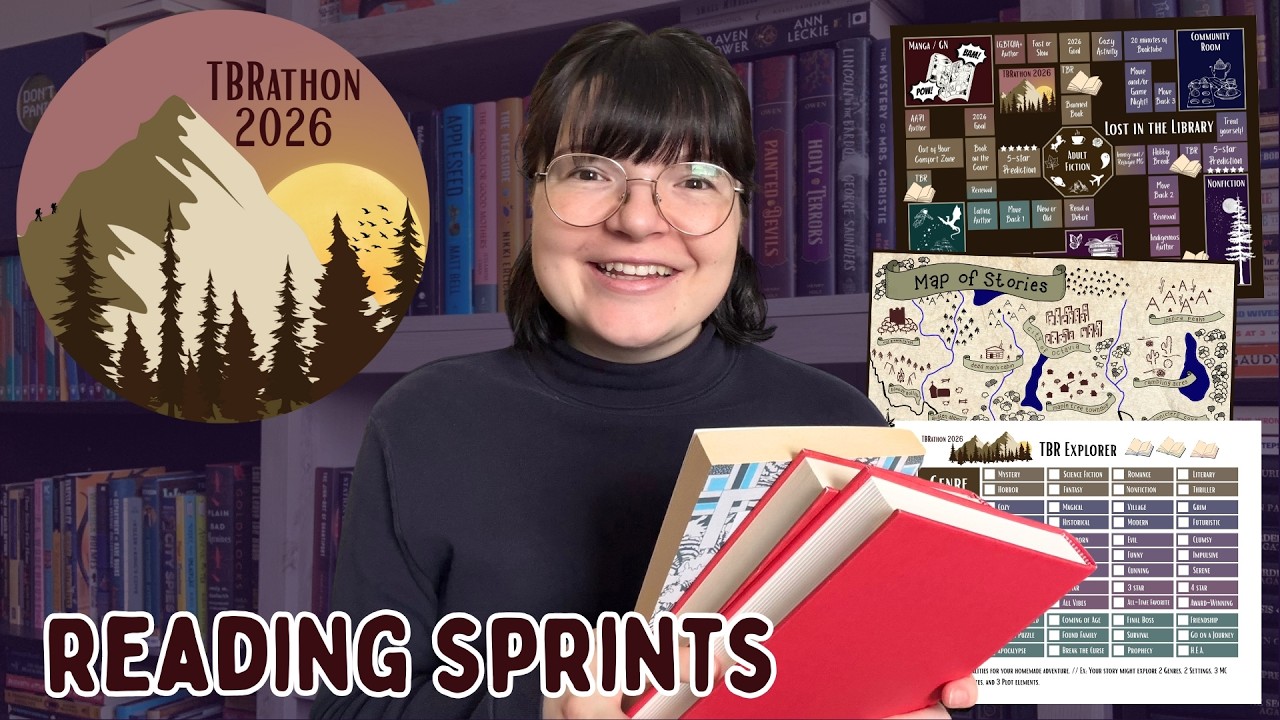 Come read with me! | TBRathon Sprints 💕🏔️☀️
