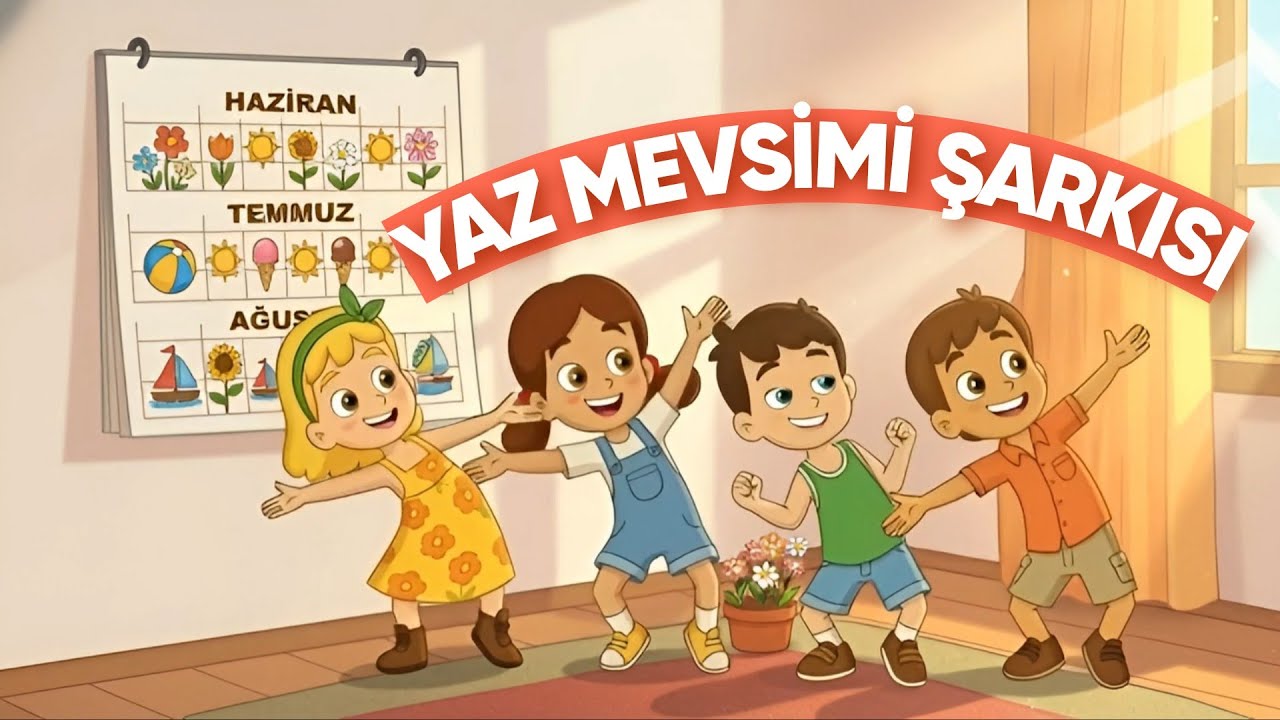 YAZ MEVSİMİ ŞARKISI _ MEVSİMLER ŞARKISI_ MEVSİMLERİN ŞARKILARI #mevsim #yaz #çocukşarkıları 