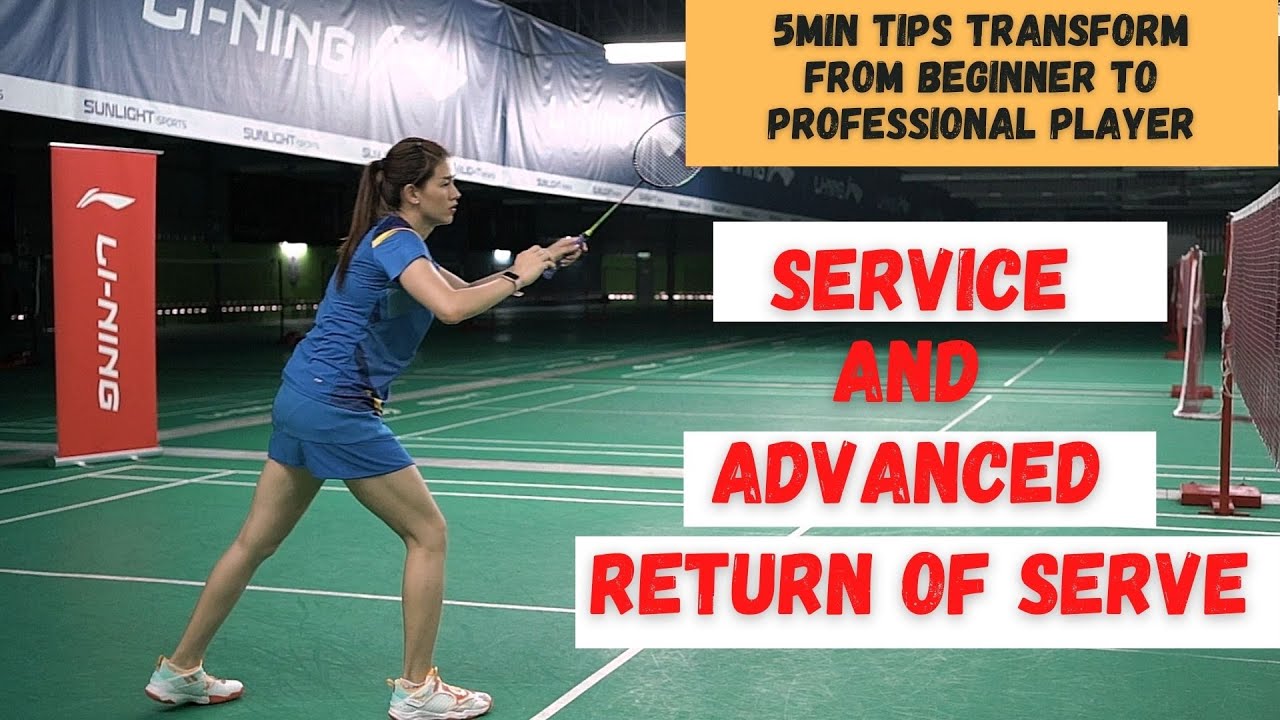 《最美组合-温可微》教你如何开球与接发秒杀对手 || Badminton Tips For Service And Advanced Return Of Serve