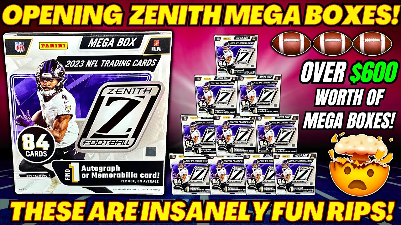*THESE ARE INSANELY FUN!🔥 2023 ZENITH FOOTBALL MEGA BOX REVIEW!🏈