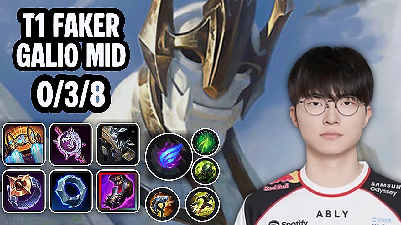 T1 Faker Galio Mid SoloQ Replay 20260220