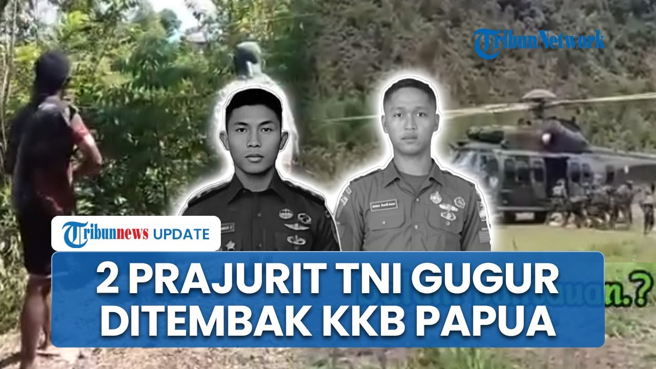 2 Prajurit TNI Gugur Dalam Kontak Senjata dengan KKB, Ditembaki saat Anjangsana & Senpi Dirampas