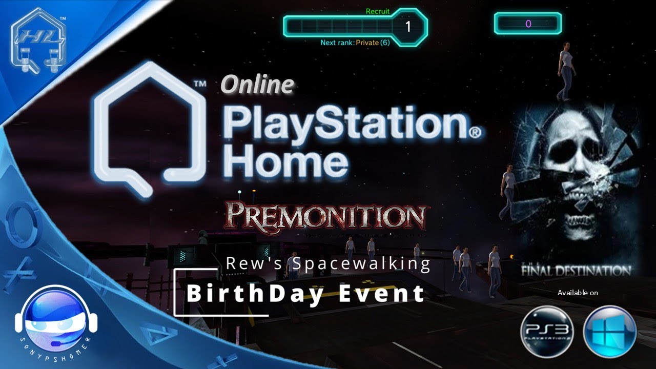 PlayStation Home: Rew&rsquo;s Spacewalking Birthday Event: A Premonition