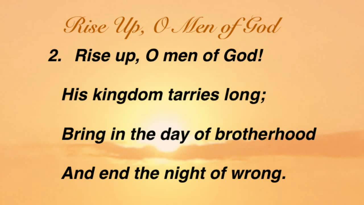 Rise Up, O Men of God (Baptist Hymnal #400)