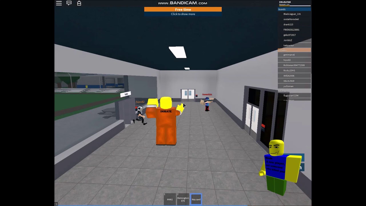 Clapping Noobs in Prison Life Episode 1