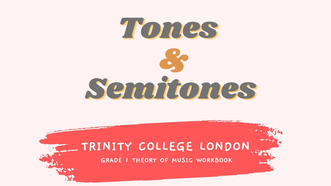 Theory of music (Trinity grade 1) Tones and semitones