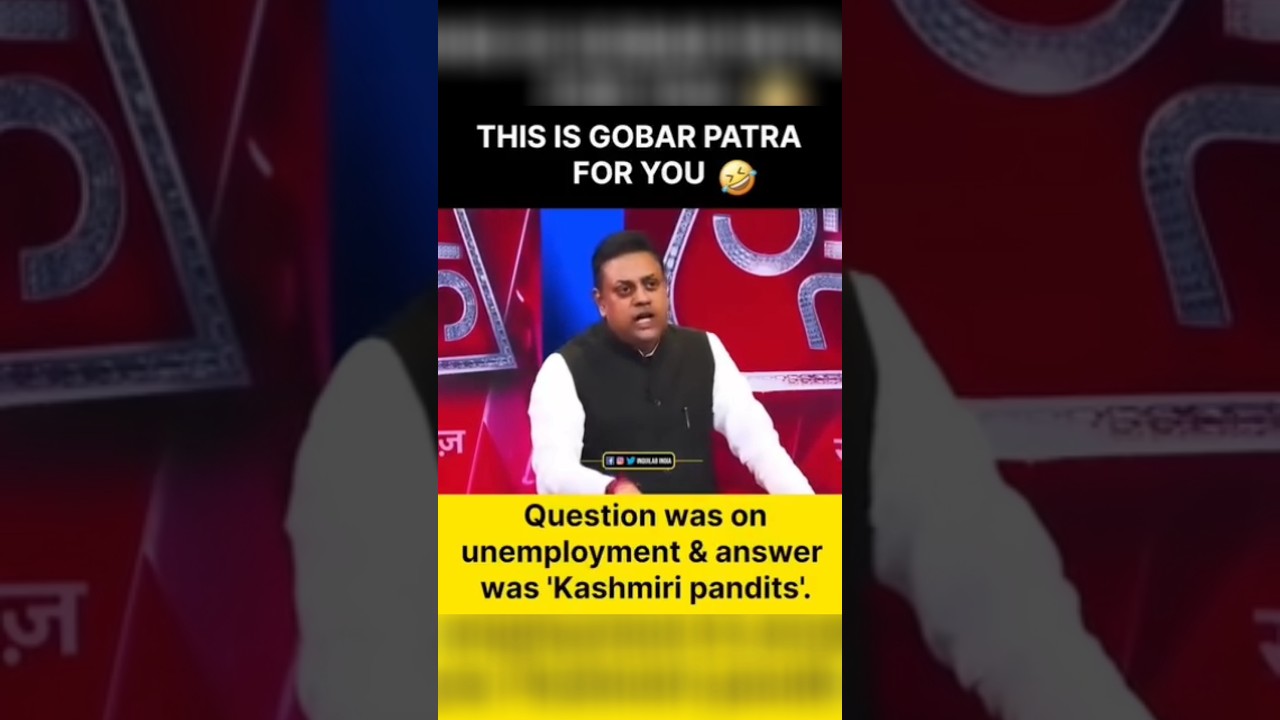 Sambit Patra destroyed 😂| #liars #bjp #reality #politics #modi #gobarpatra #uneducated #sambitpatra