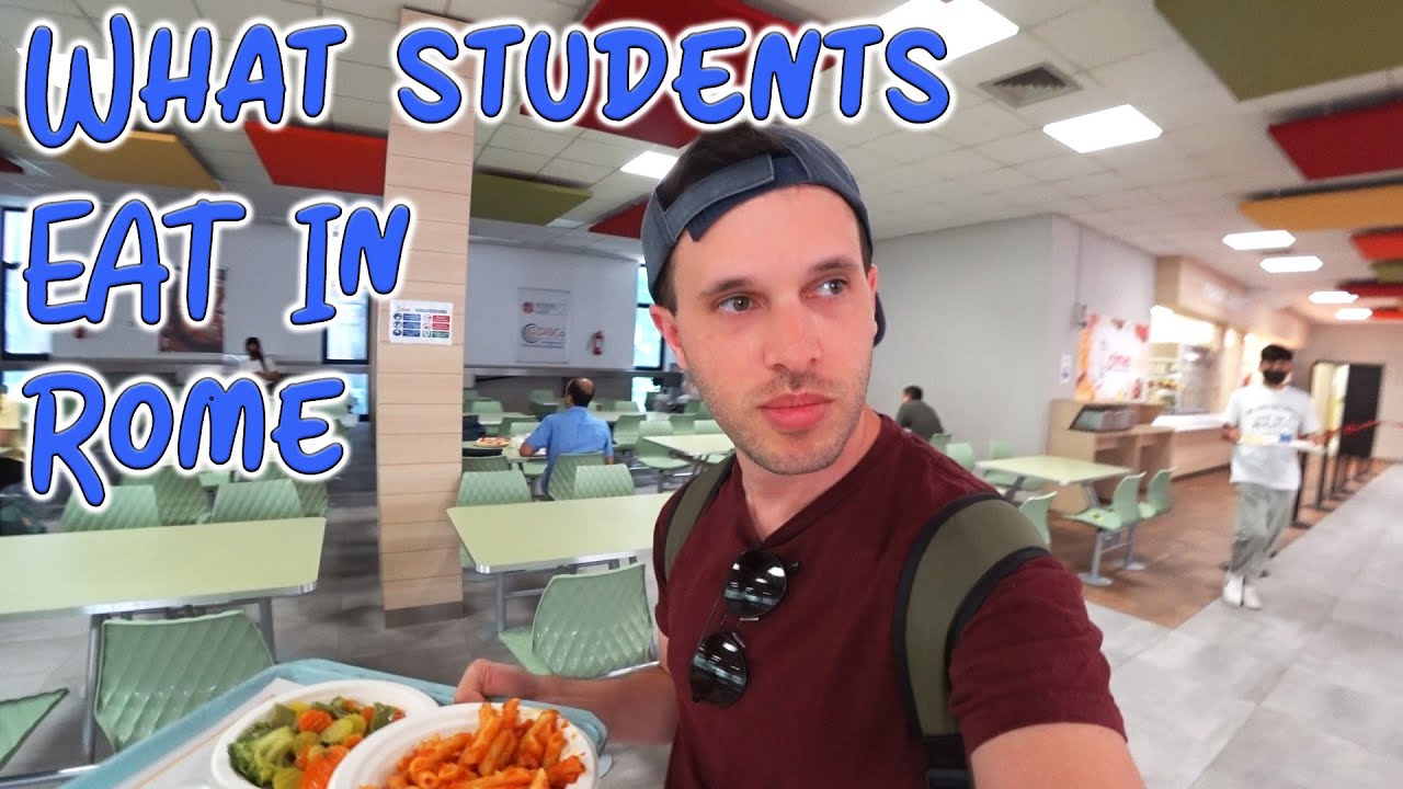 I Sneaked Into Rome's Cheapest Student Restaurant || Sapienza University Food Review