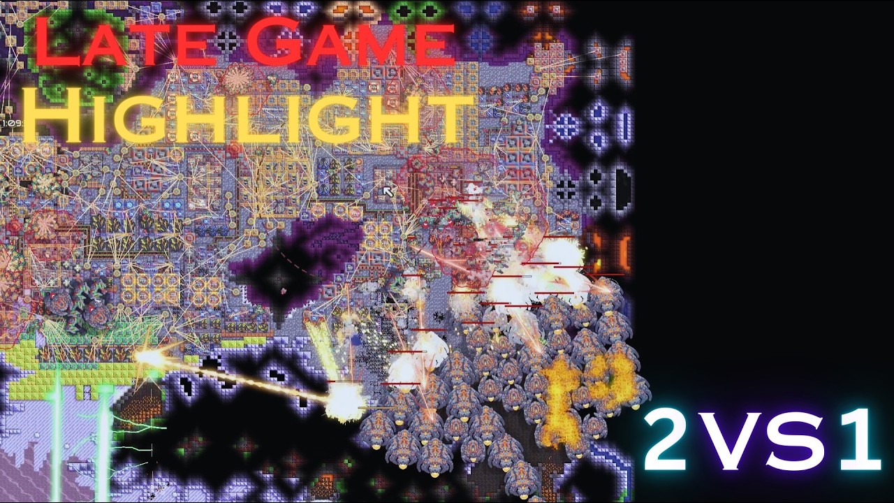 Late Game Highlight | Mindustry PvP (2vs1)