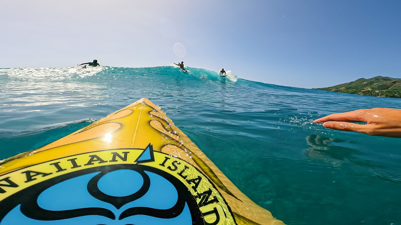 Surfing the Gifts of the Swell Gods | Glassy Waikiki Heaven | RAW POV