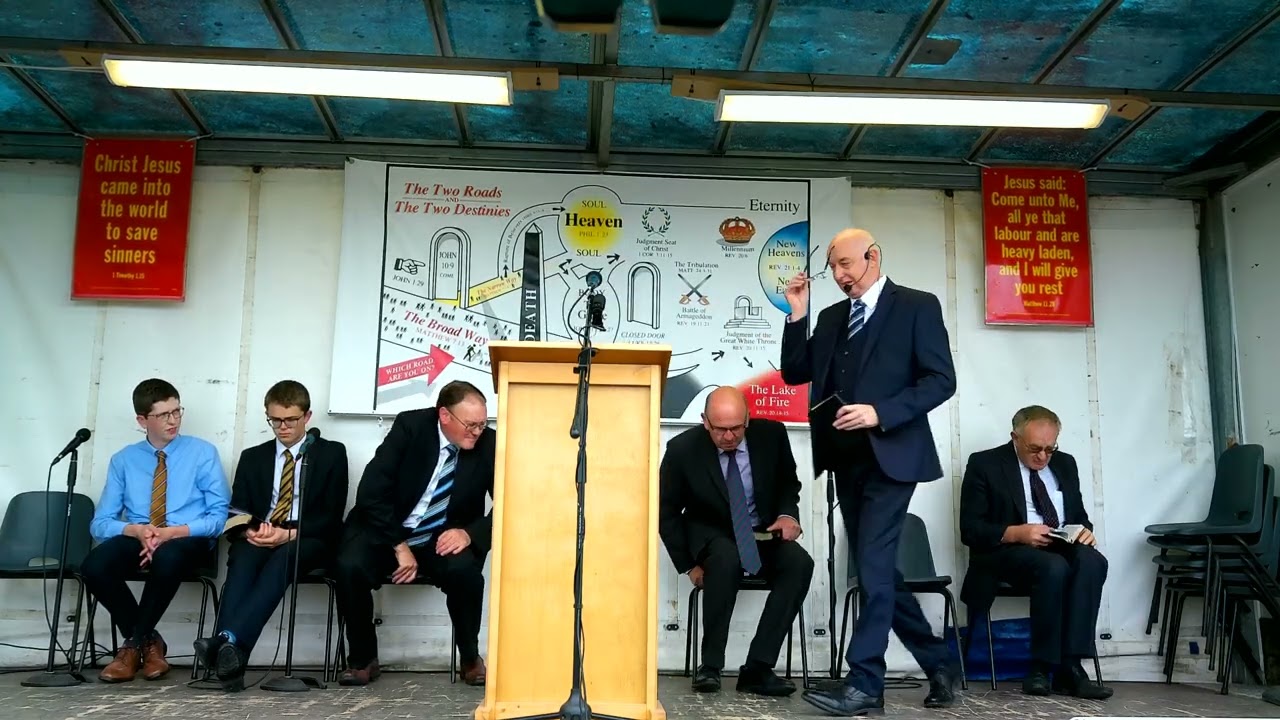 Ballykeel Gospel Hall Drive In. Speaker Adam  Barber 21/07/2024