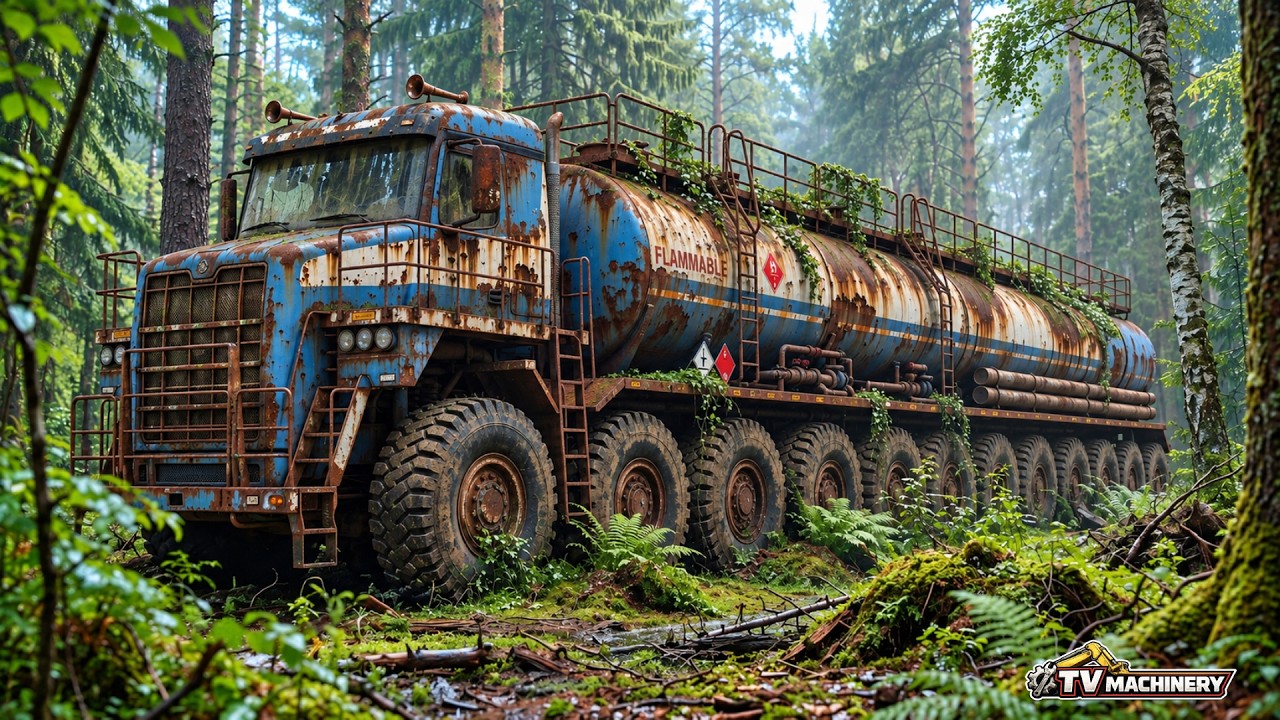 Forgotten Monster Tanker Truck Found in the Forest! Extreme Rust Full Restoration Begins