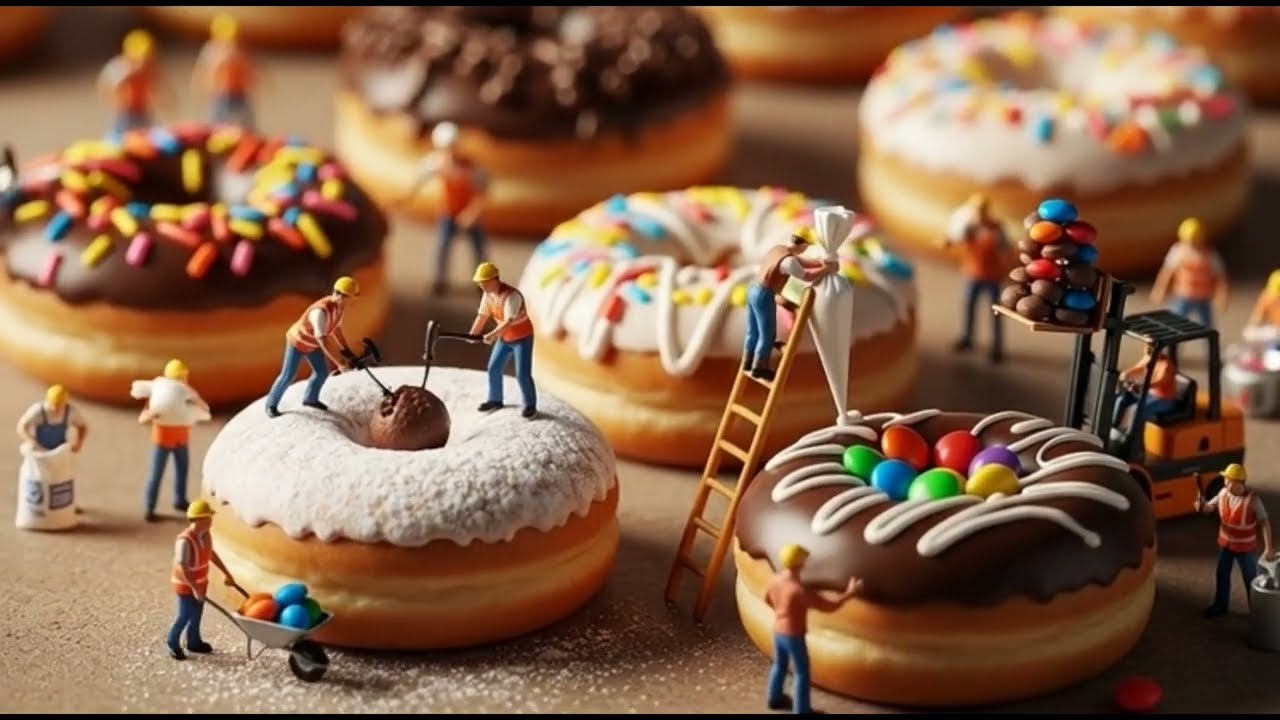 🍰 Micro workers míni trabanhadores 🍪em ação 