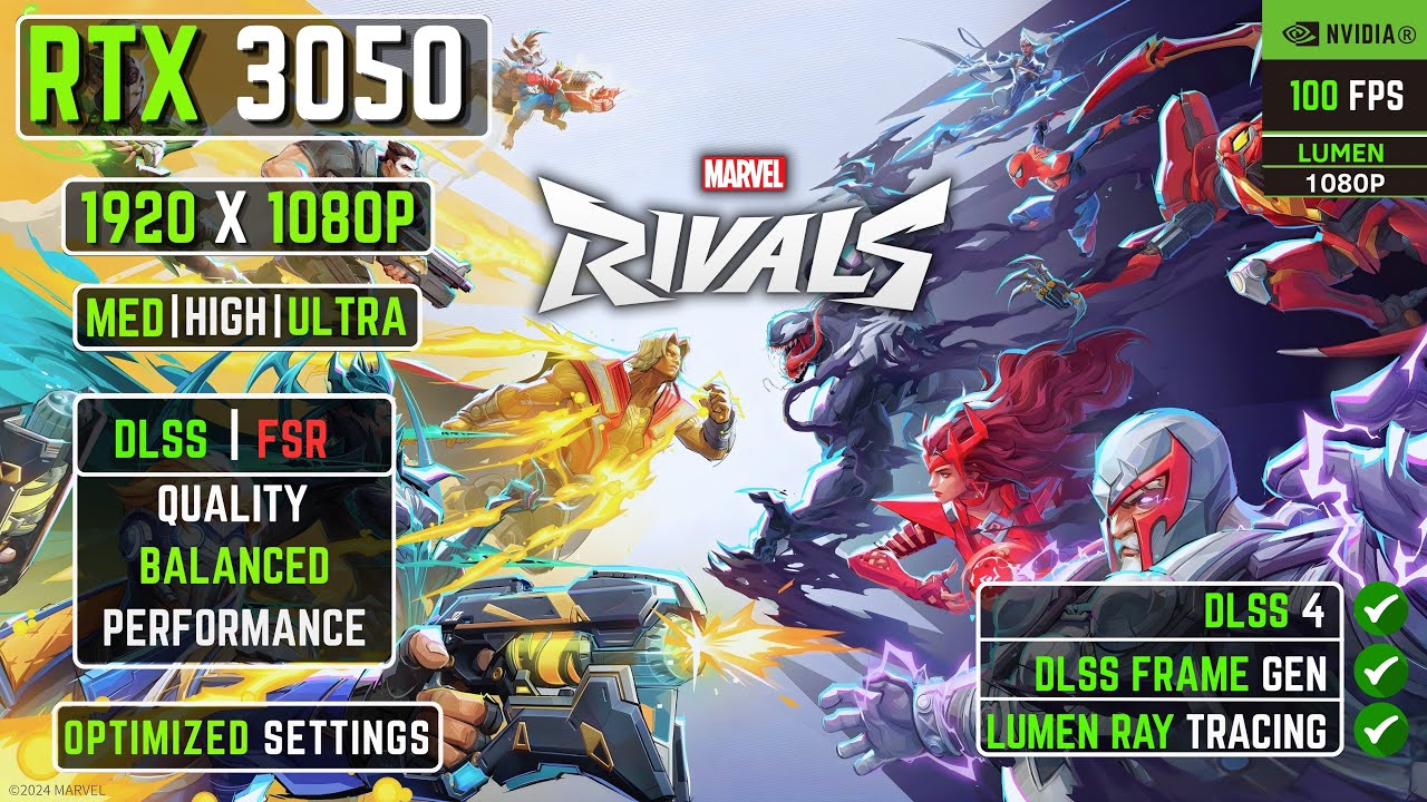 I Tested RTX 3050 on Marvel Rivals at MAX Settings with RTX ON 😱 | Real FPS Test!