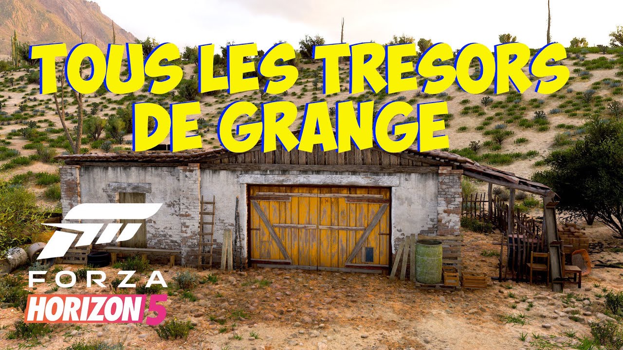 Forza Horizon 5 Tous les trésors de grange