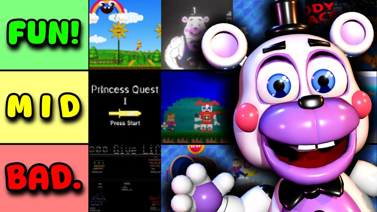 I RANKED EVERY Minigame In The FNAF Franchise...