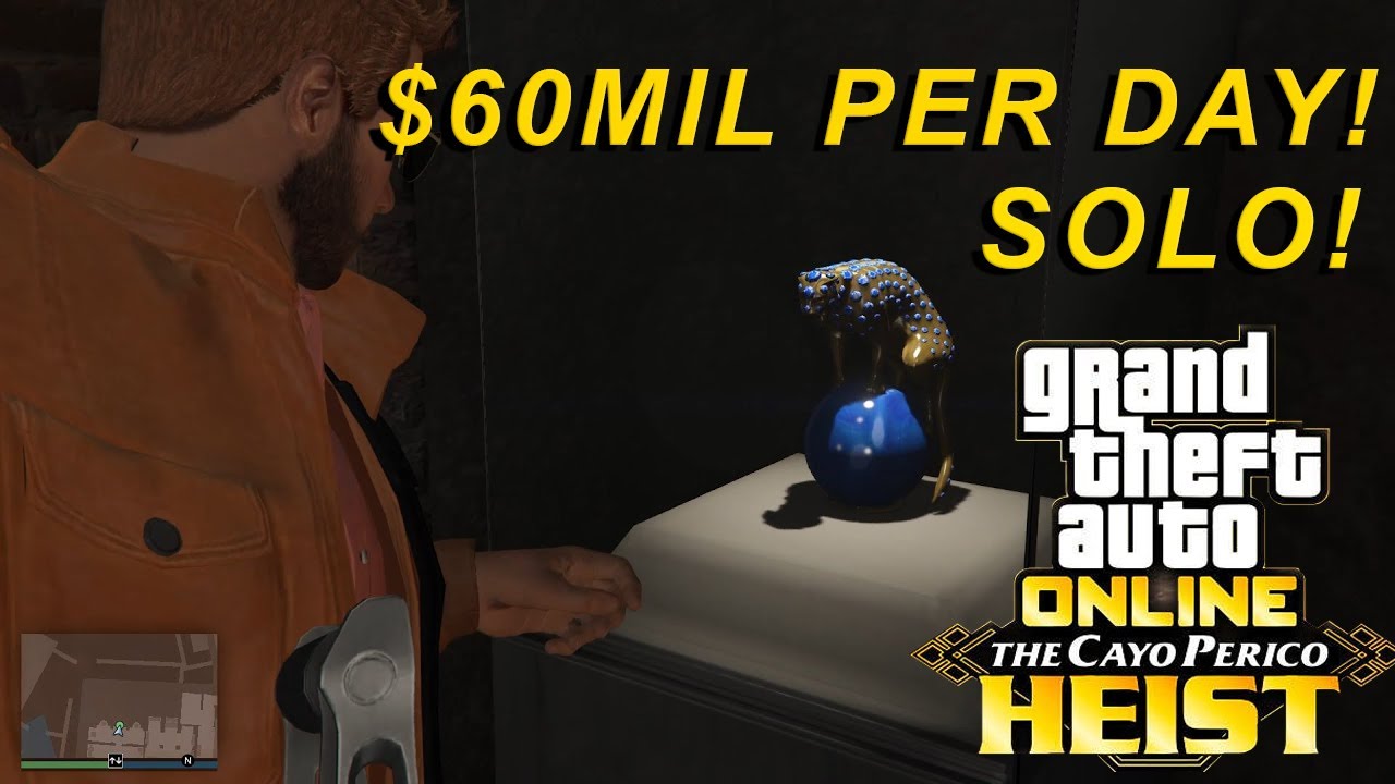 GTA 5  - CAYO PERICO $60MILLION PER DAY WITH (HEIST EDITOR)
