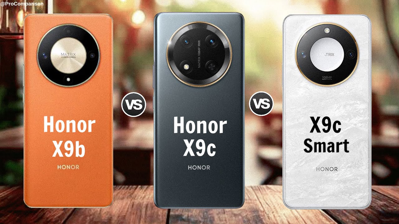 Honor X9b против Honor X9c против Honor X9c Smart || Полное сравнение
