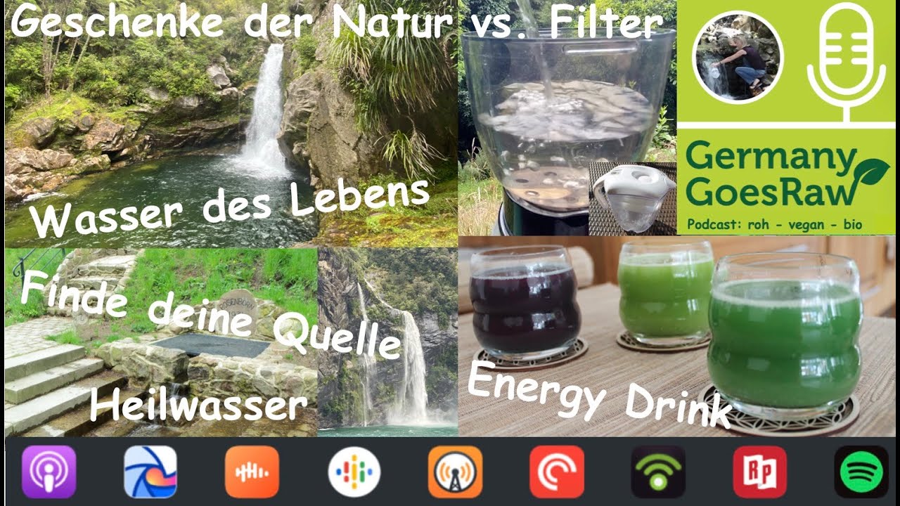 Was ist das beste Wasser? Wasserfilter, Leitungs- und Mineralwasser vs. frisches Quellwasser