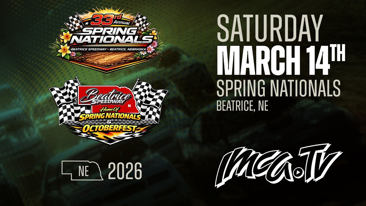 imca.tv | LIVE LOOK-IN | Beatrice Speedway | Beatrice, NE | March 13th 2026