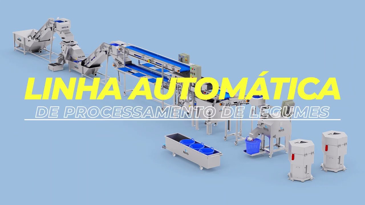 Linha Automática para Processamento de Legumes