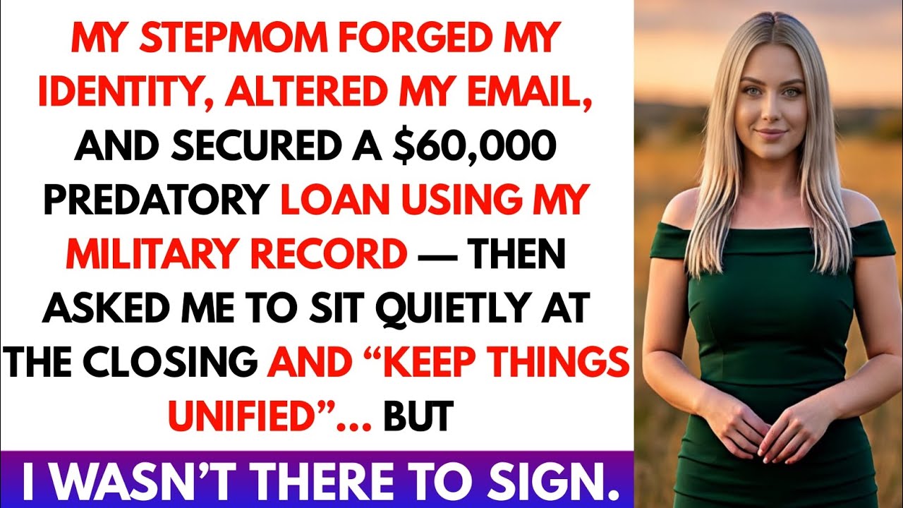 My Stepmother Took a $60,000 Loan in My Name — I Exposed Her at the Closing