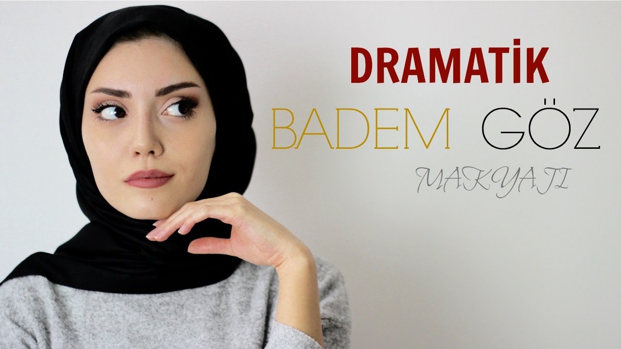 DRAMATİK BADEM G&Ouml;Z MAKYAJI || Dramatic cat eye makeup tutorial