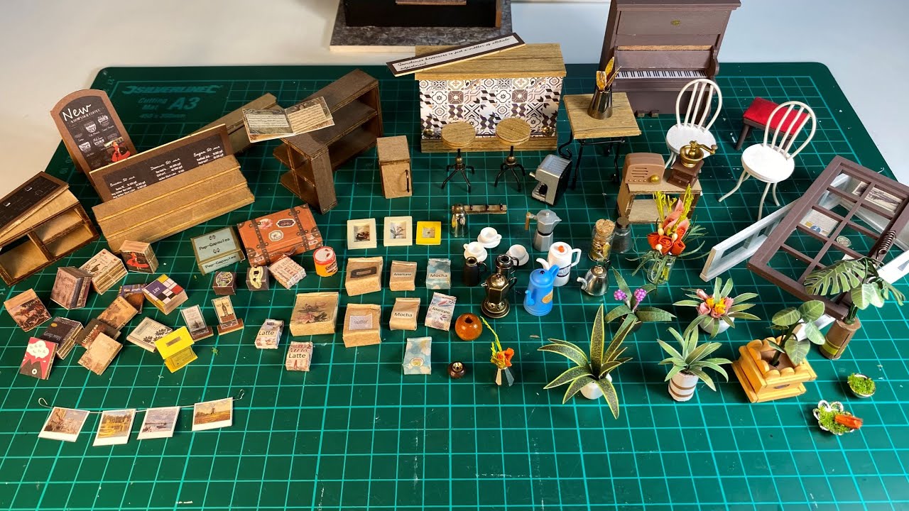 DIY Miniature House : Simon’s Coffee Shop : PART 3
