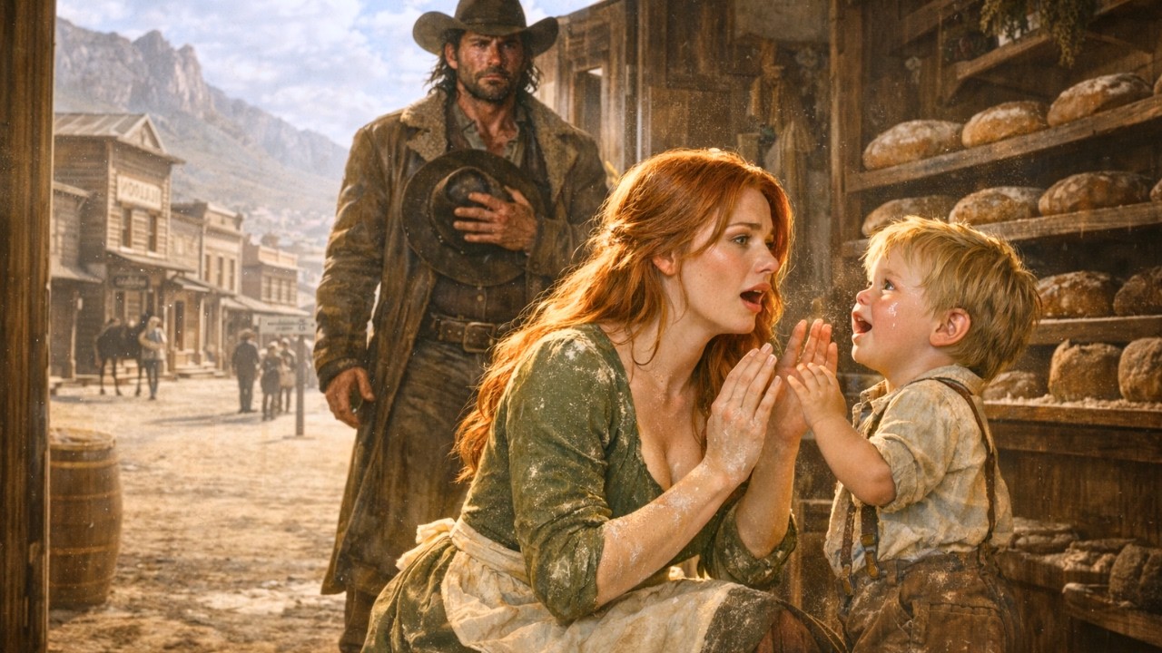 A Cowboy Rode Into Town to Hire a Baker — His Silent Son Looked Up at Her and Said His First Word