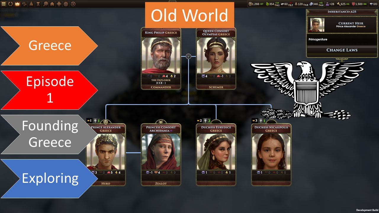 Let's Play Old World - Greece - Ep01 - The Founding of Greece