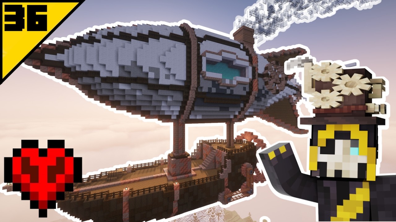 I Built The MOST over the top AFK spot in Hardcore Minecraft! - Ep 36