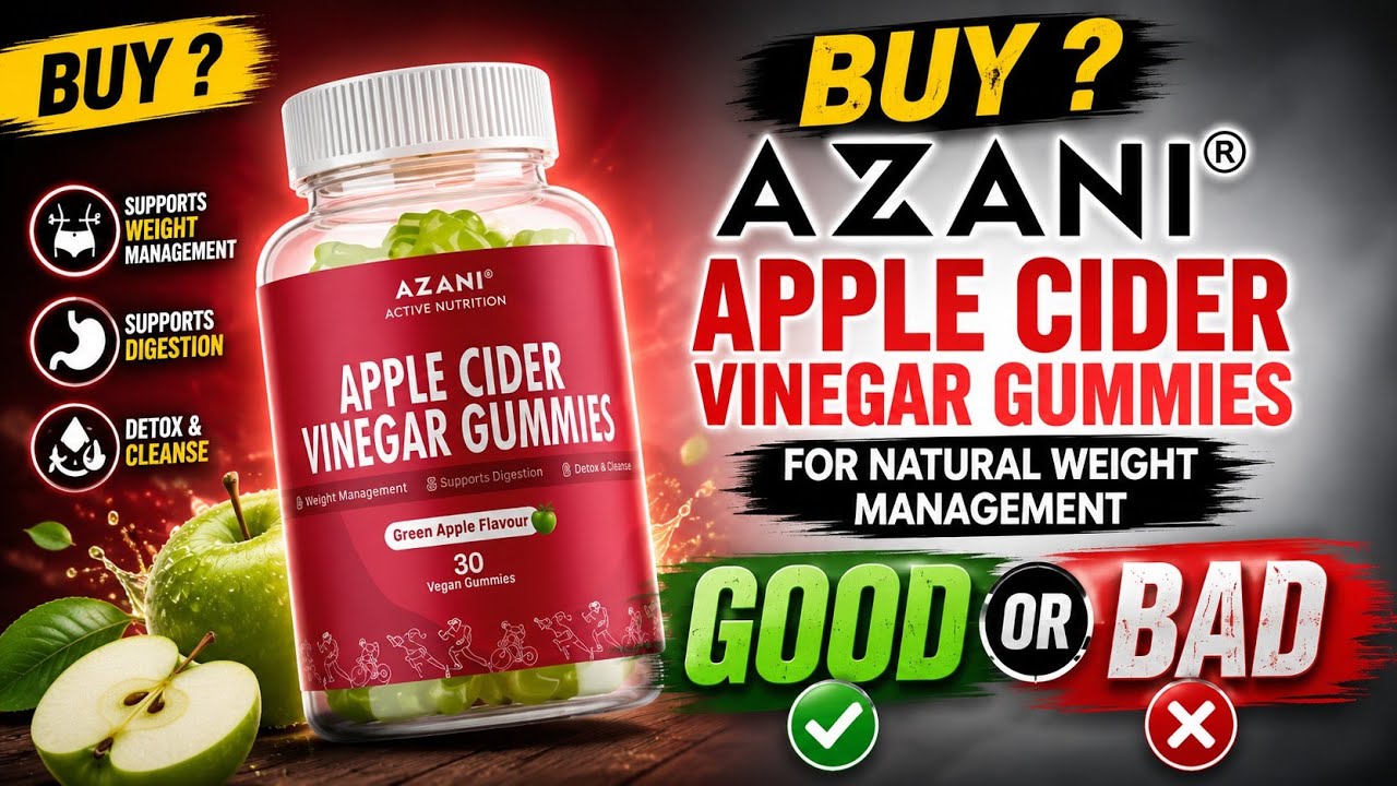( SHOCKING ) Azani Active Nutrition Apple Cider Vinegar Gummies || ACV Gummies for weight loss