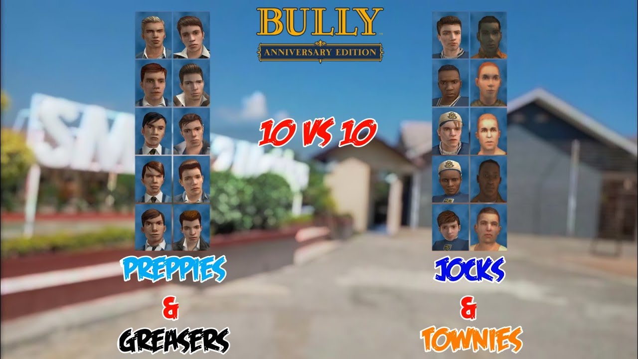 Bully AE: Младшие и понтовые против Спортсменов и городских (смешанная команда) (Здоровье босса)