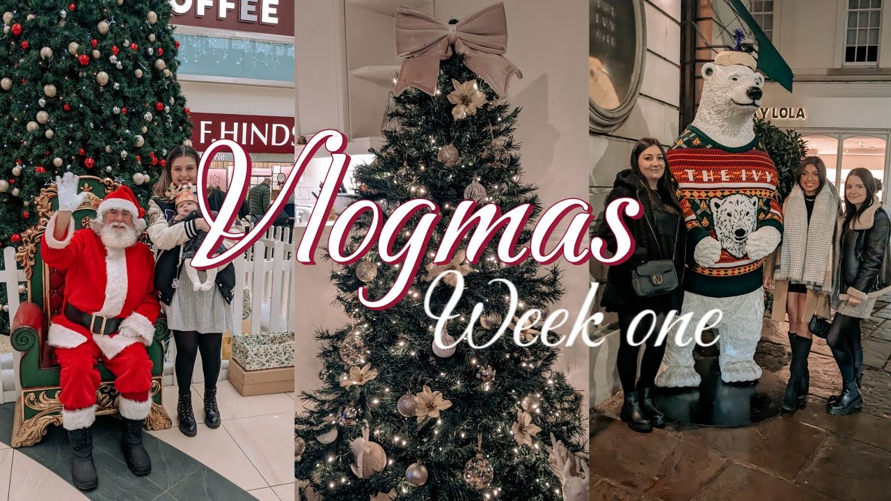 Vlogmas Week 1 | Putting Up The Christmas Tree , Elf Arrivals & Birthday Celebrations