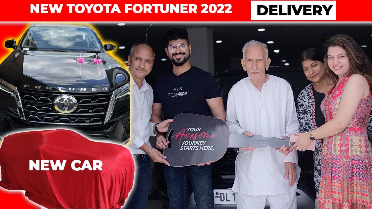 DELIVERY Vlog of Toyota Fortuner 2022 2.7 L Petrol 🎉 with @Rajni Chaudhary