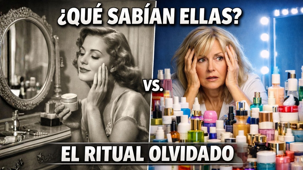 ¿Por qué las mujeres de los años 50 usaban MENOS productos y se veían mejor cuidadas?