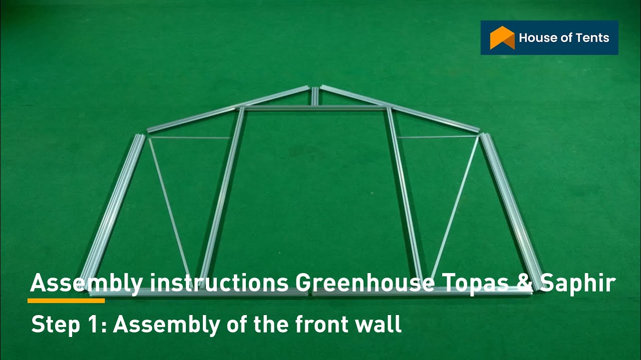 Topas & Saphir - Step 1 Assembly of the front wall