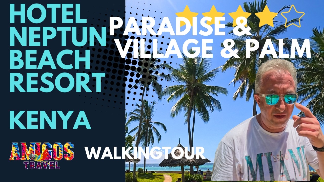 Hotel Neptun Beach – PARADISE & VILLAGE & PALM (walking tour 4K)