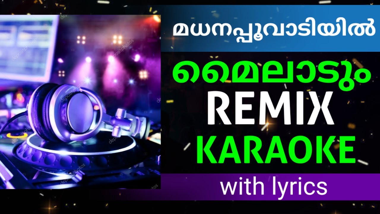 madanappoovadiyil remix Karaoke with Lyrics | mappilappattu remix karaoke with lyrics