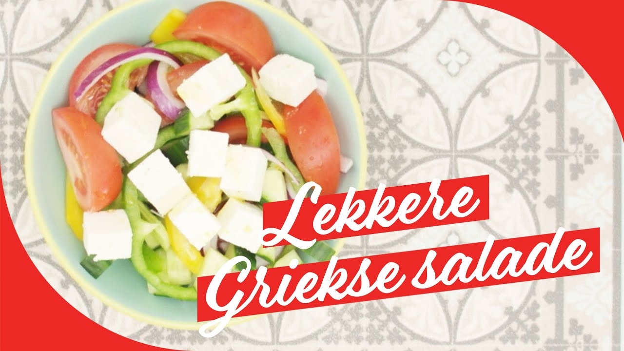 Simpel recept voor Griekse salade