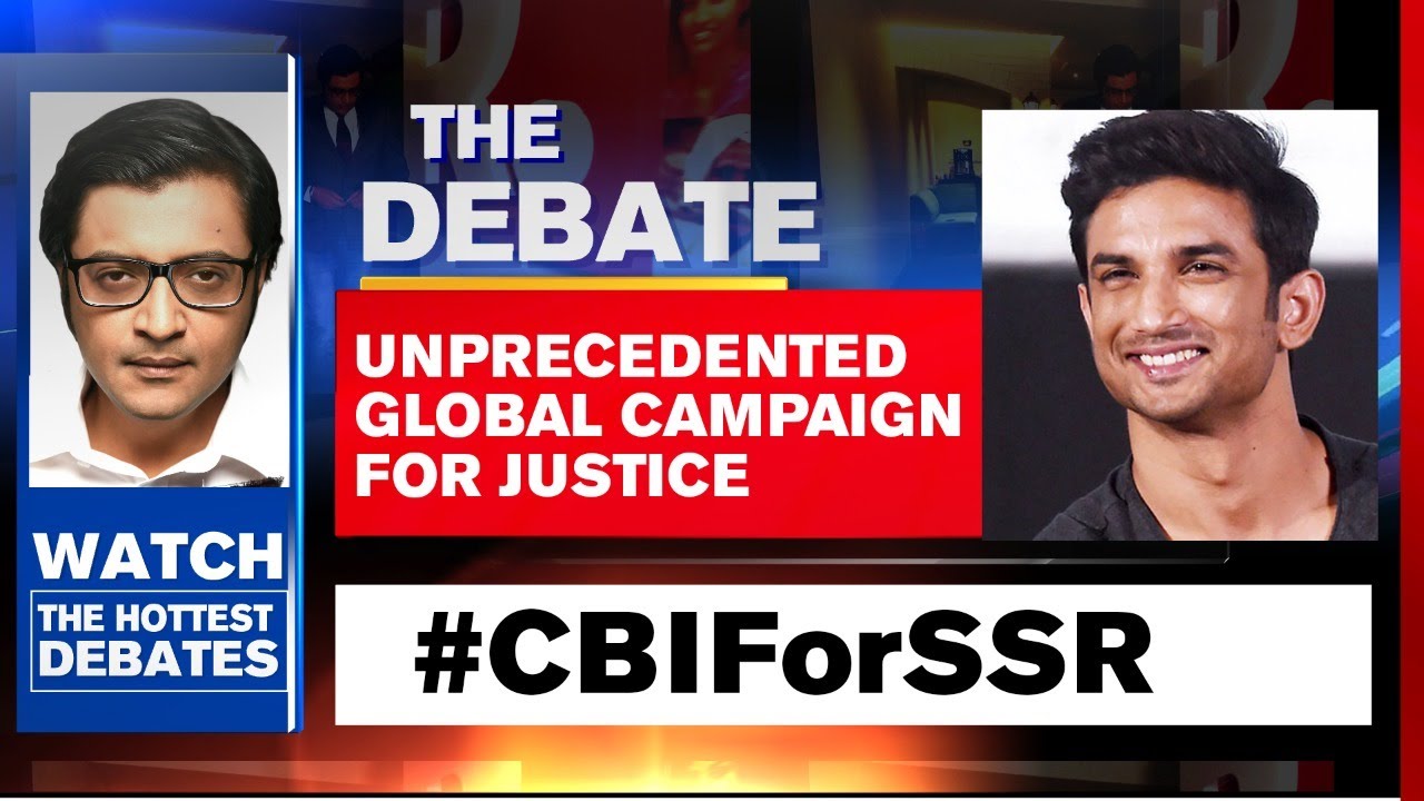 #CBIForSSR Unites Citizens Across The World | The Debate With Arnab Goswami
