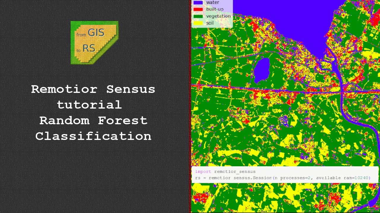 Random Forest Classification in Python using Remotior Sensus